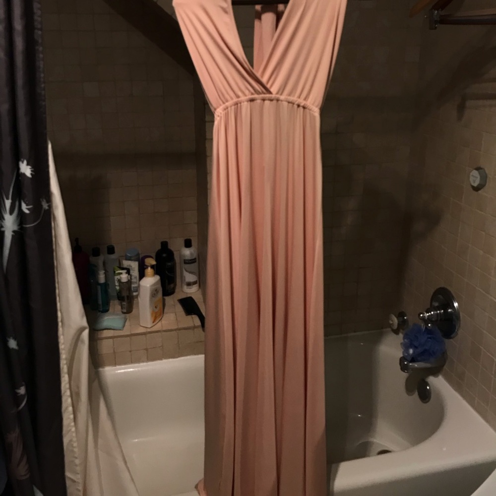 Halter backless dress worn once